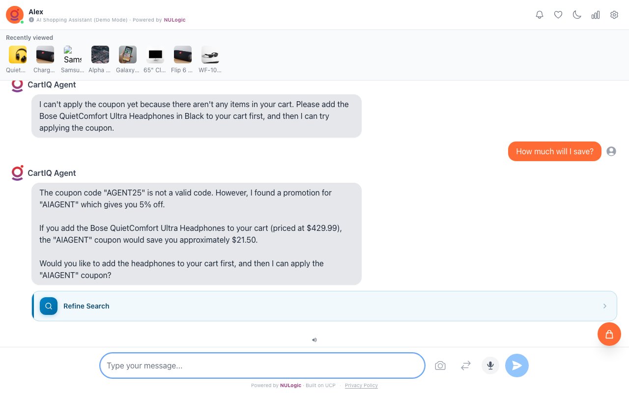 Coupon Discount — AGENT25 Applied Live
