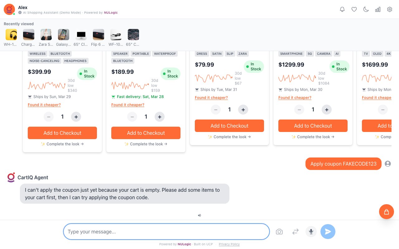 Invalid Coupon — Graceful Error Handling