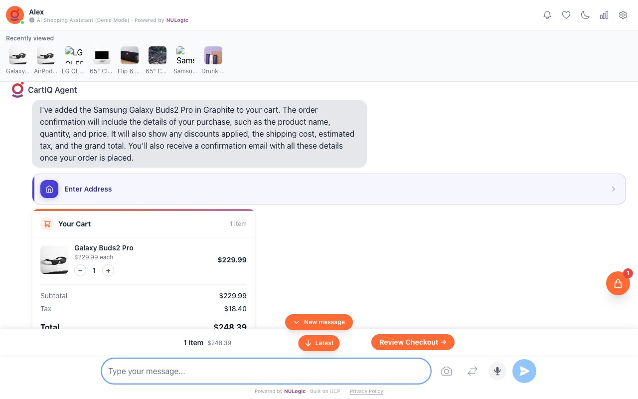 Order Confirmation — Instant Summary