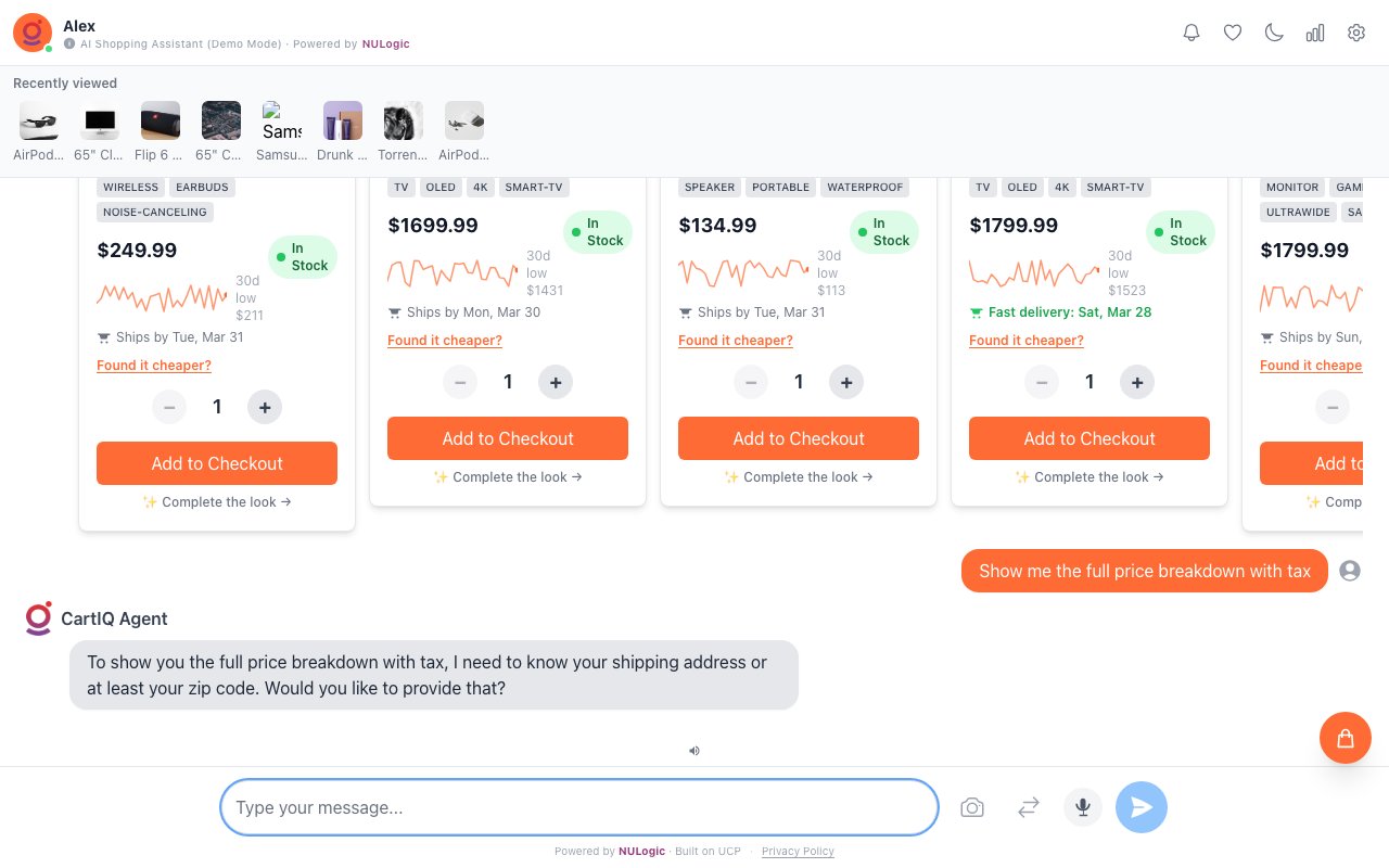 Tax Calculation — Live Order Total Breakdown