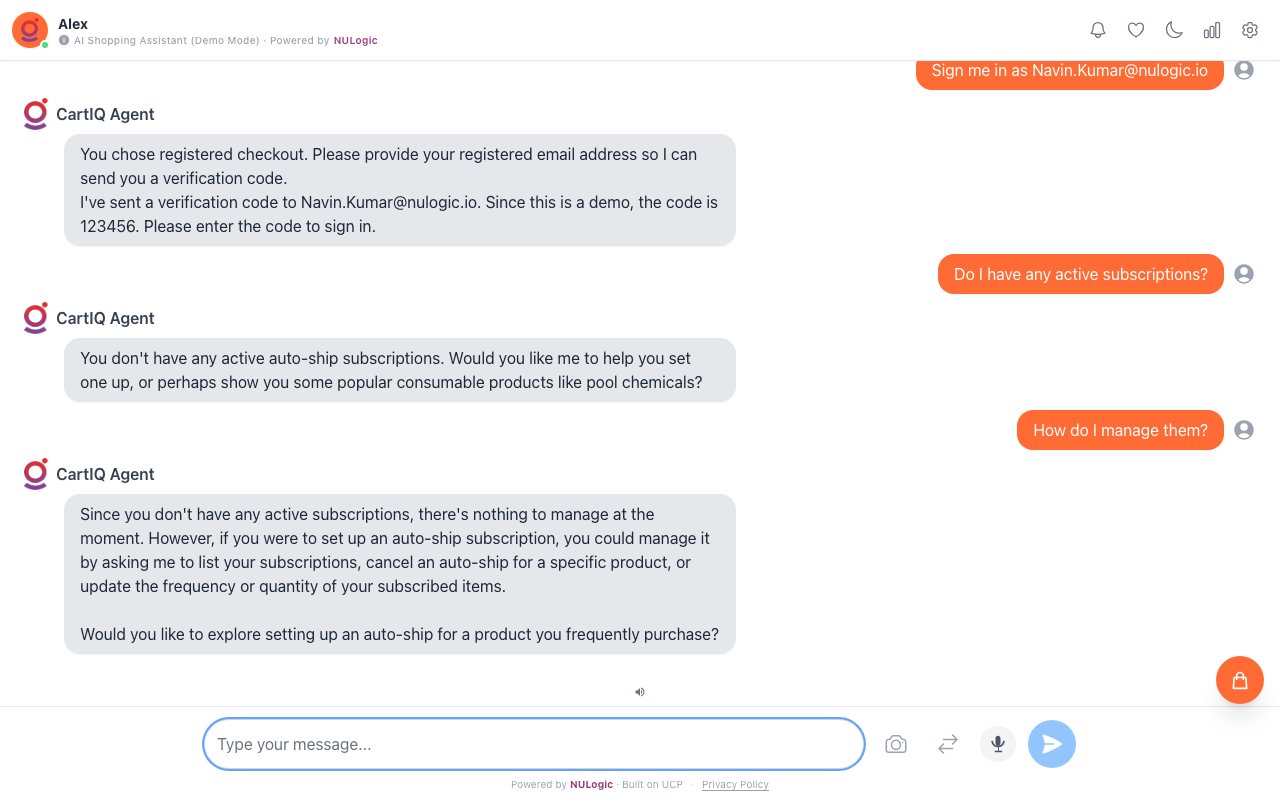 Manage Subscription — View Active Plans